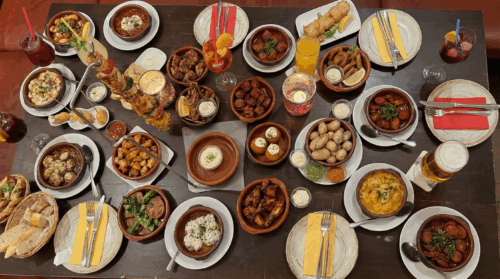 Flying Tapas Buffet für 2 Personen