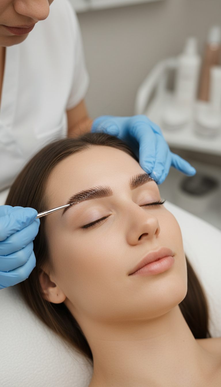 Wimpern- und Augenbrauenlifting – Bild 4