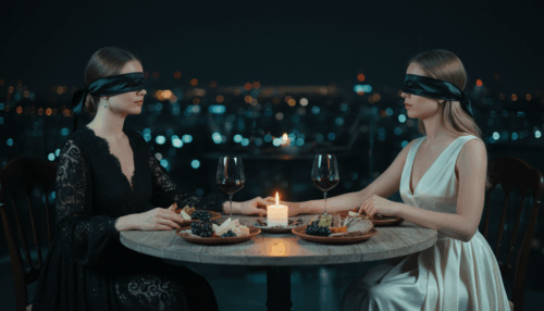 Dinner in the Dark 3-Gänge-Überraschungsmenü für 2 Personen