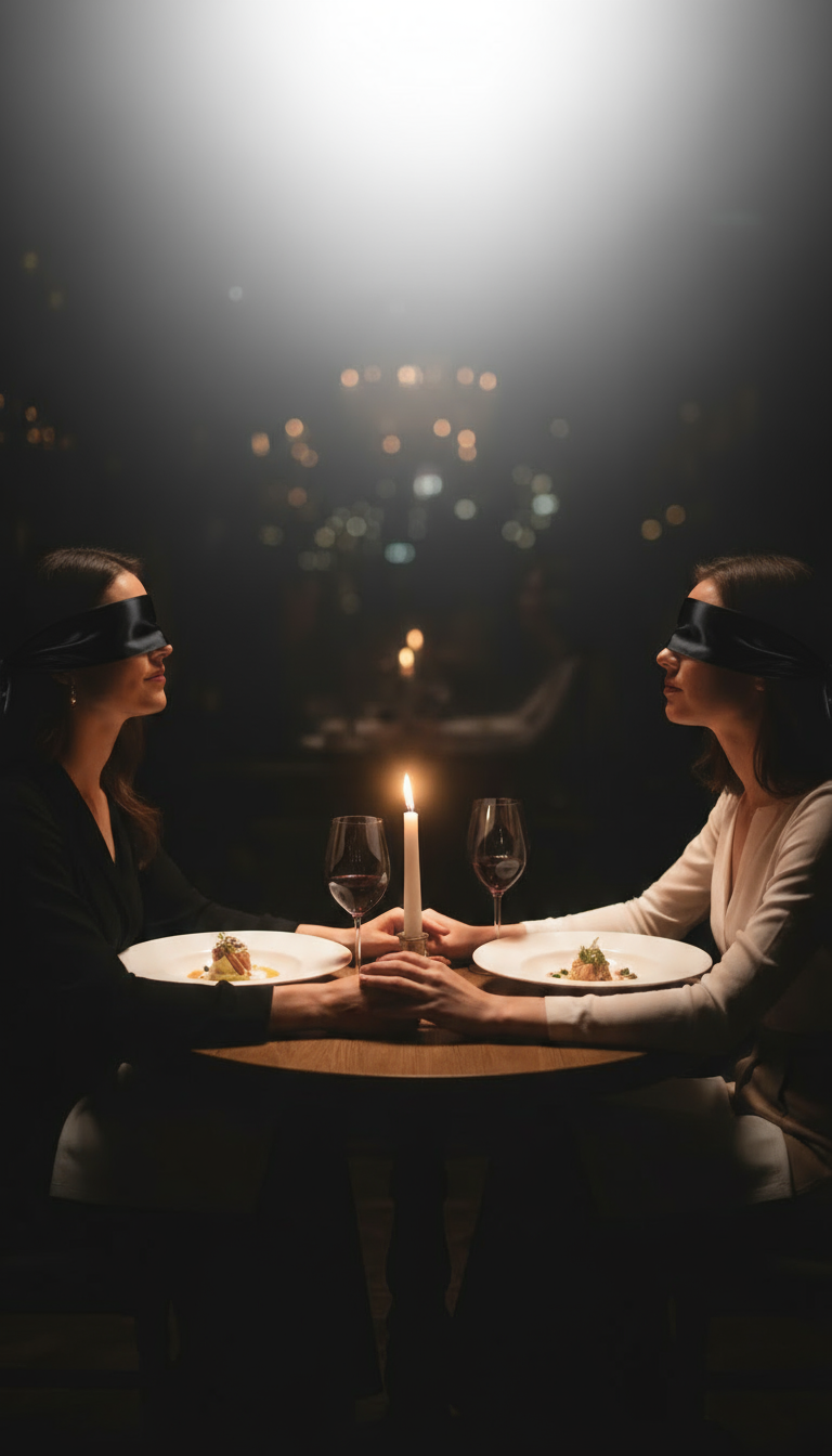 Dinner in the Dark 3-Gänge-Überraschungsmenü für 2 Personen – Bild 2