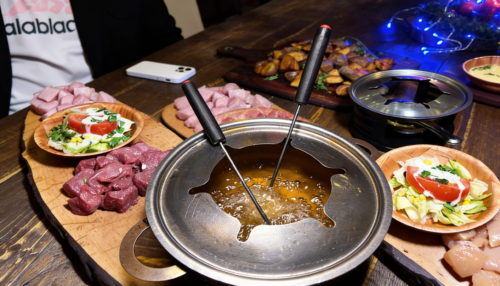 Feuertopf-Fondue für 2 Personen