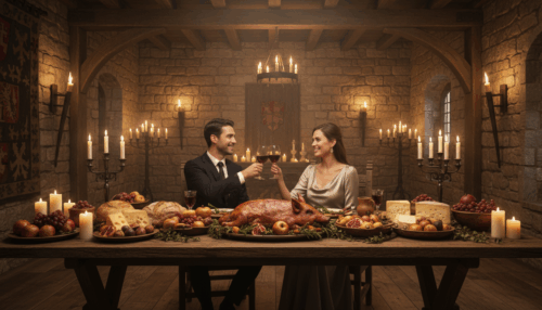 Ritterliches 4-Gänge-Menü für 2 Personen