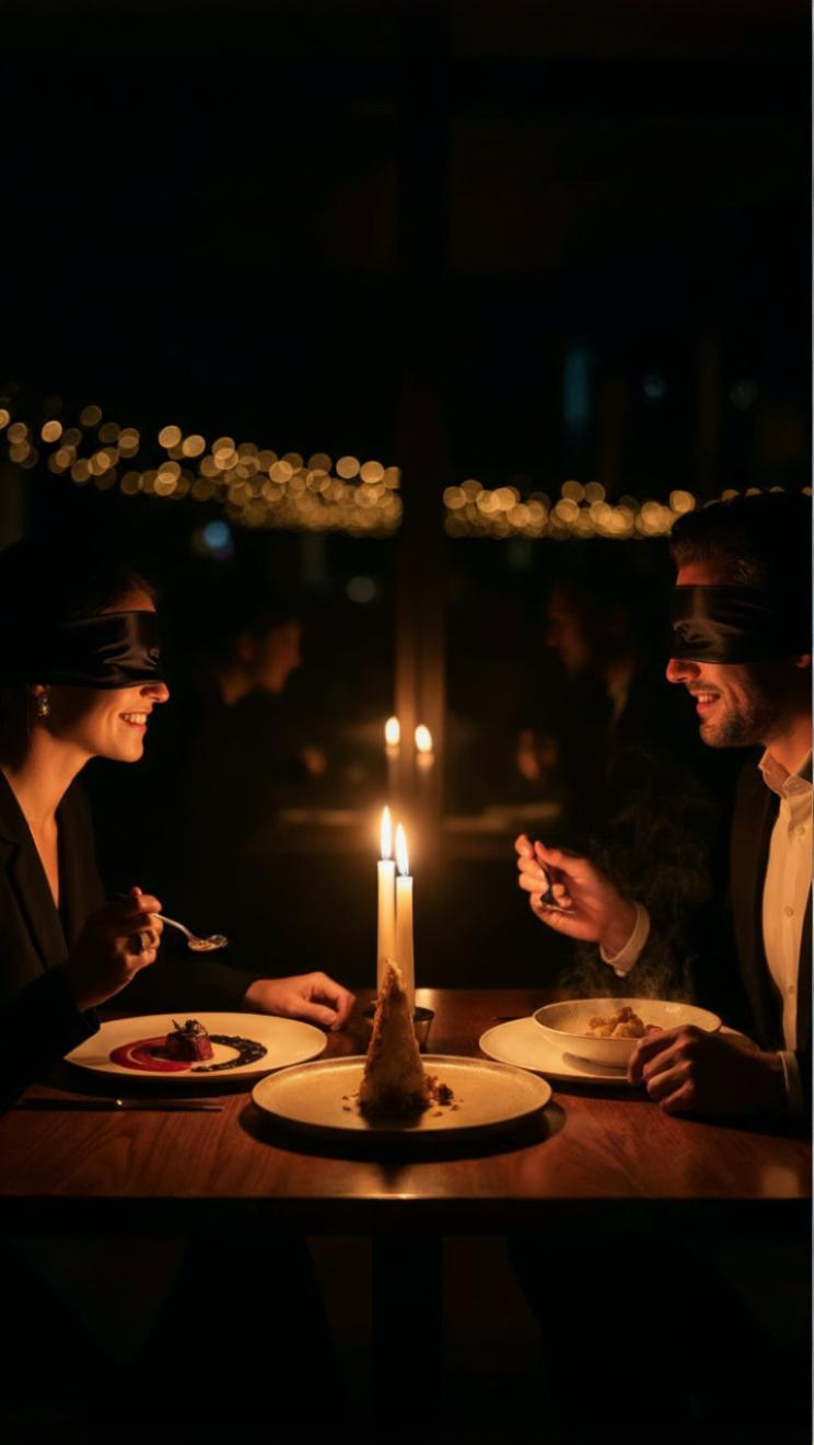 Dinner in the Dark 3-Gänge-Überraschungsmenü für 2 Personen – Bild 3