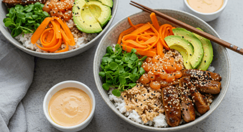 Vietnamesisches Rice Bowl Menü für 2 Personen