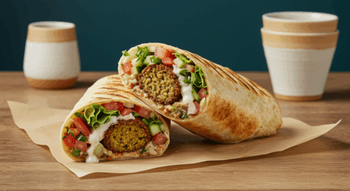 Wrap & Softgetränk für 2 Personen