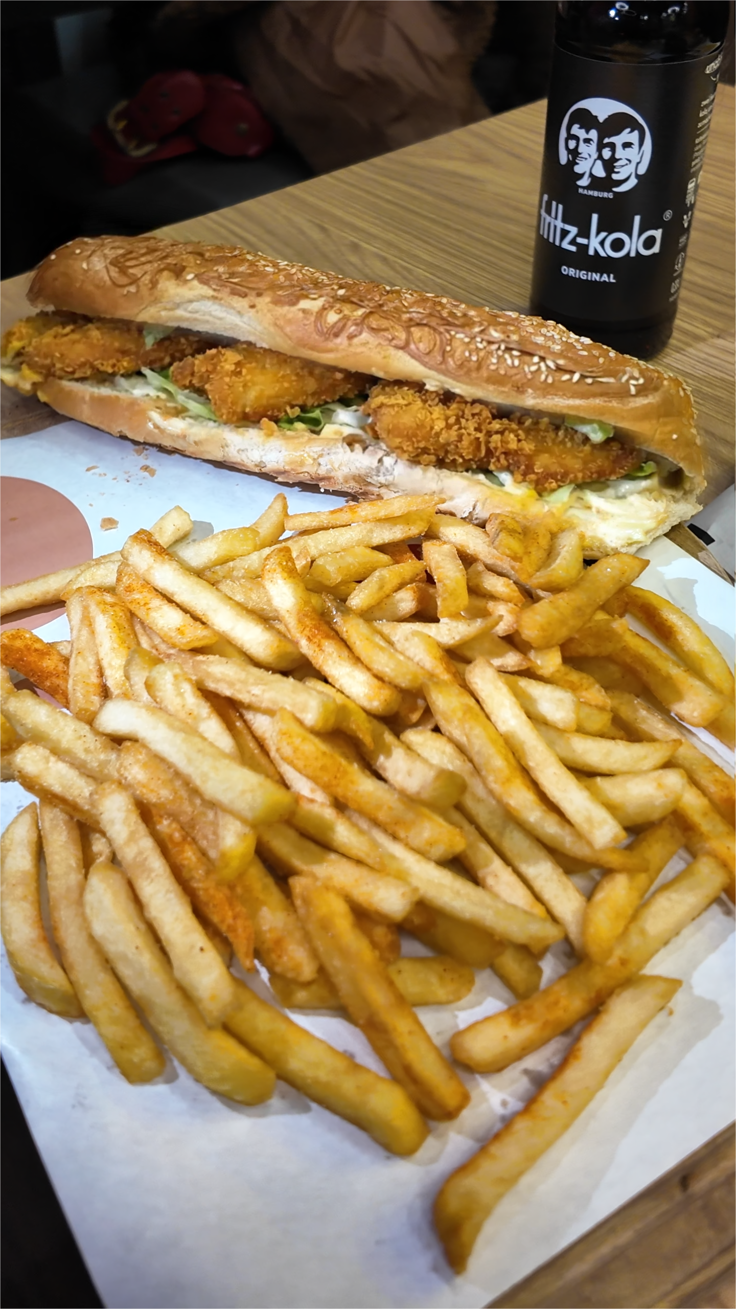 Crispy Baguette oder Chicken Burger Menü für 2 Personen – Bild 4