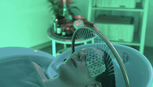 Entspannendes Head Spa