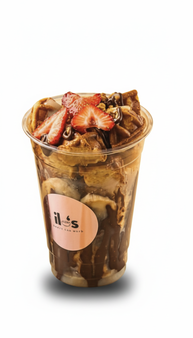 Frische Waffel und Matcha – Bild 2