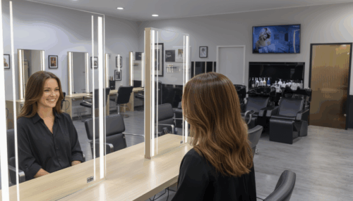 Haarschnitt mit Waschen & Föhnen