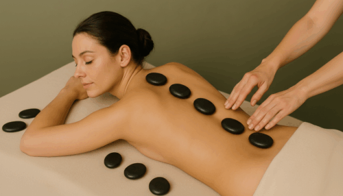 Winter Hot Stone Rückenmassage