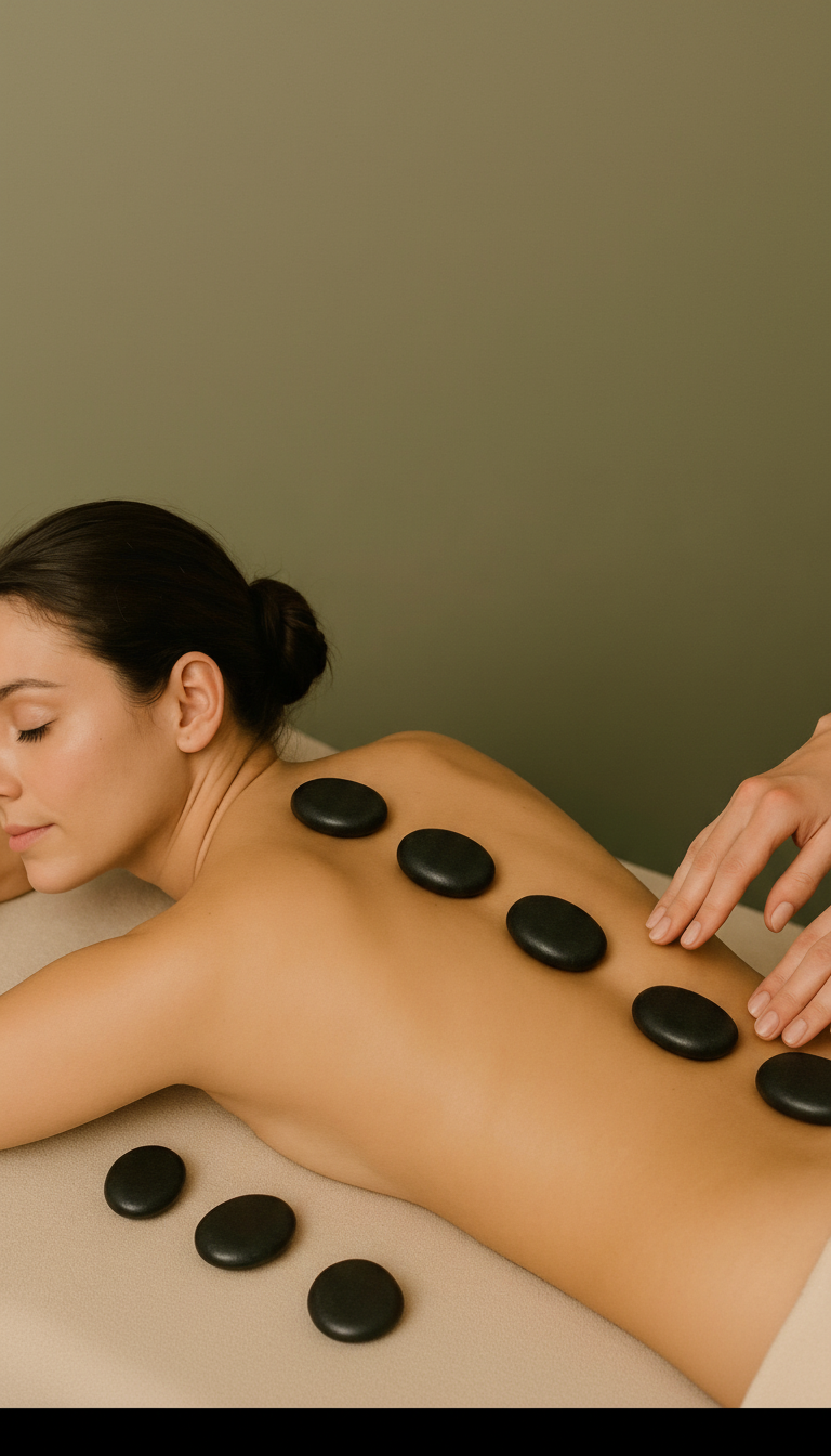 Winter Hot Stone Rückenmassage – Bild 4