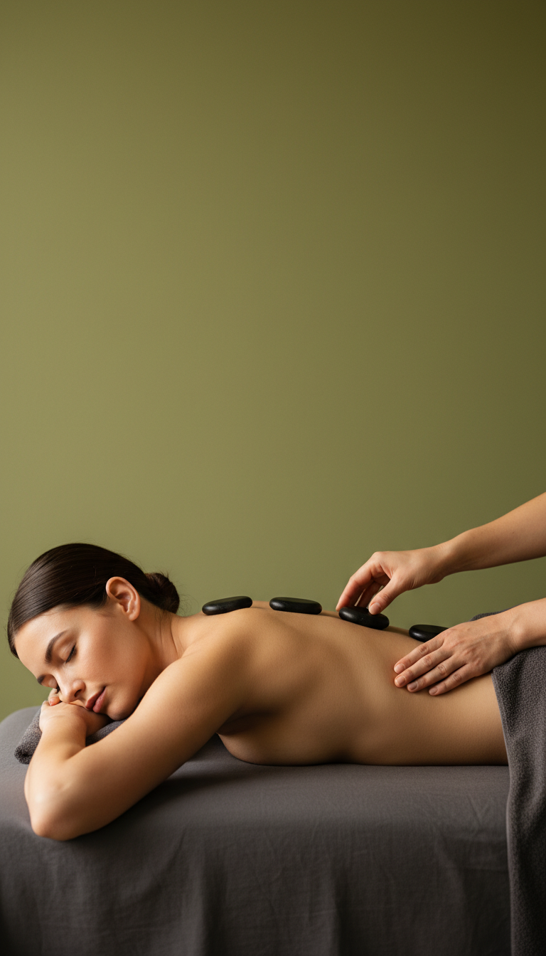 Winter Hot Stone Rückenmassage – Bild 2
