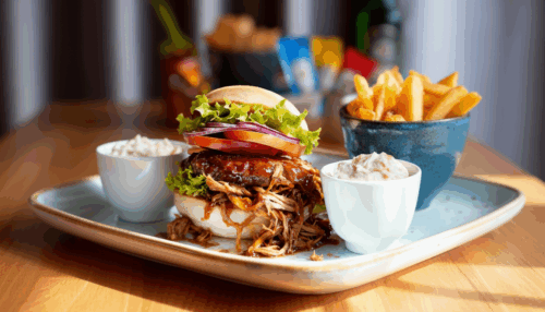 Burgermenü nach Wahl