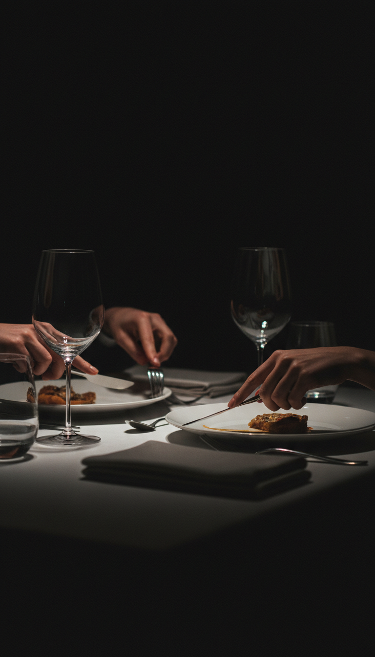 Dinner in the Dark 3-Gänge-Überraschungsmenü für 2 Personen – Bild 4