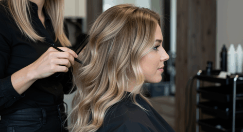 Balayage mit Schnitt & Föhnen