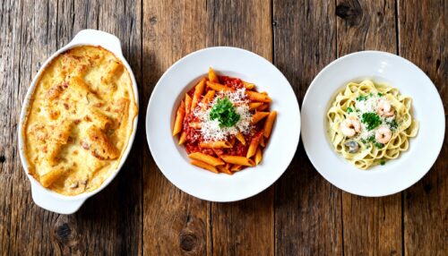 Pasta nach Wahl für 2 Personen