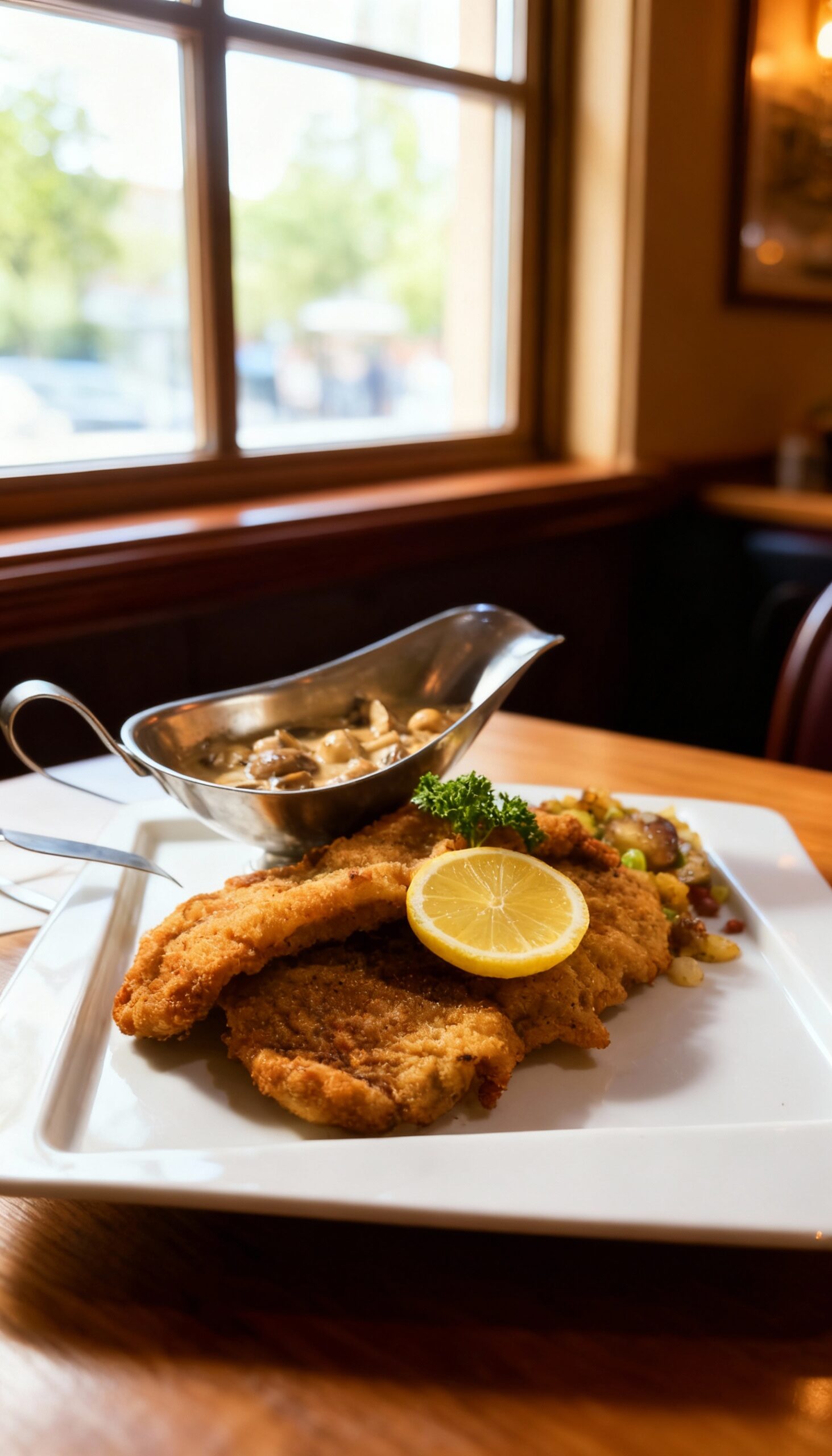 Wiener Schnitzel mit Beilagen – Bild 3