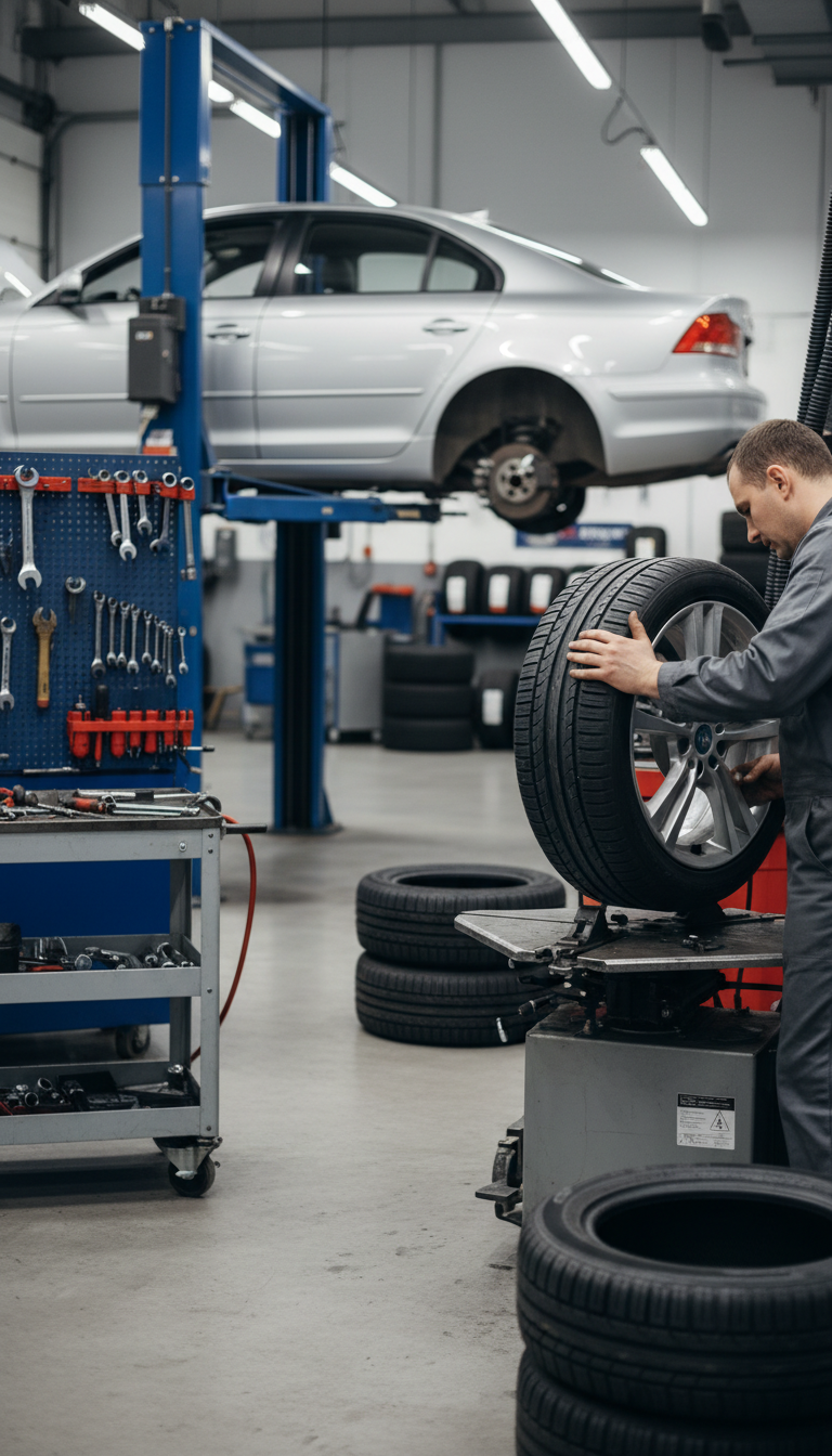 Radwechsel mit Auswuchten & Wintercheck – Bild 3