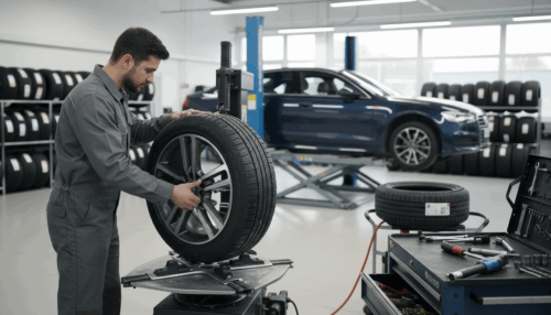 Radwechsel mit Auswuchten & Wintercheck