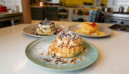 Souffle Pancake & Getränk nach Wahl