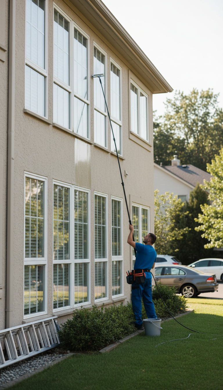 Fensterreinigung für 7 Fenster – Bild 3