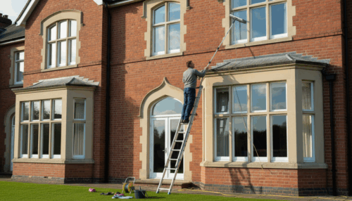 Fensterreinigung für 7 Fenster