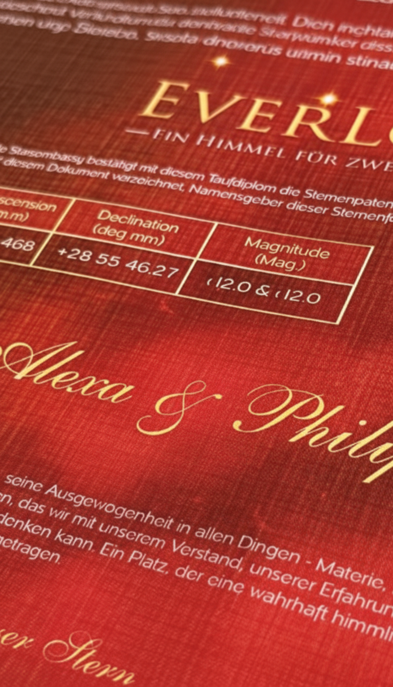 Sterntaufe & Sternschnuppen Meteoriten – Bild 4