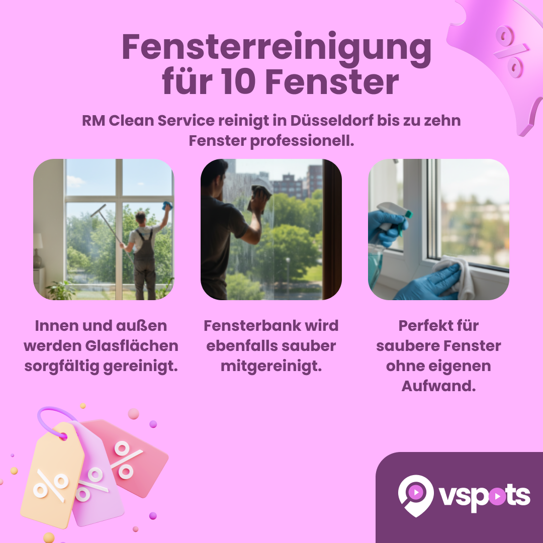 Fensterreinigung für 10 Fenster – Bild 7