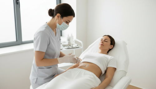 Injektionslipolyse an 1 Zone