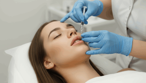 Hyaluron Lippenunterspritzung