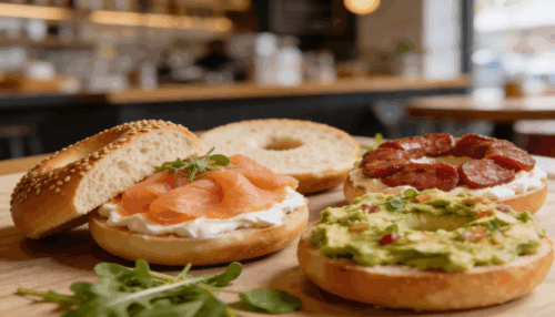 Bagel & Iced Latte für 2 Personen