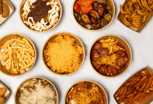 Pommes-Bowls & Fingerfood Mix für 2 Personen