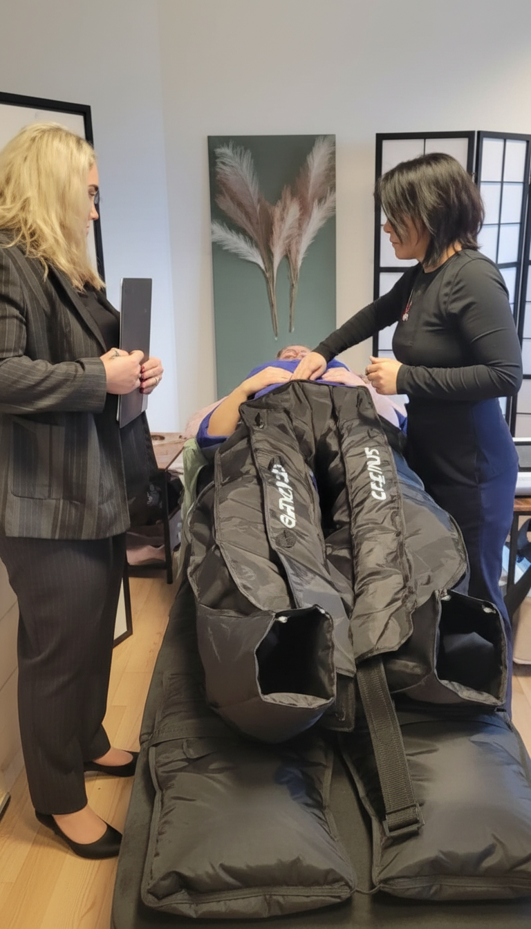 3 Lymphdrainage Behandlungen – Bild 4