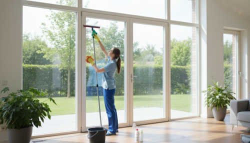 Fensterreinigung für 10 Fenster