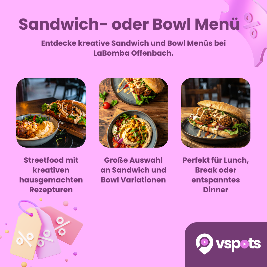 Sandwich- oder Bowl Menü für 2 Personen – Bild 5