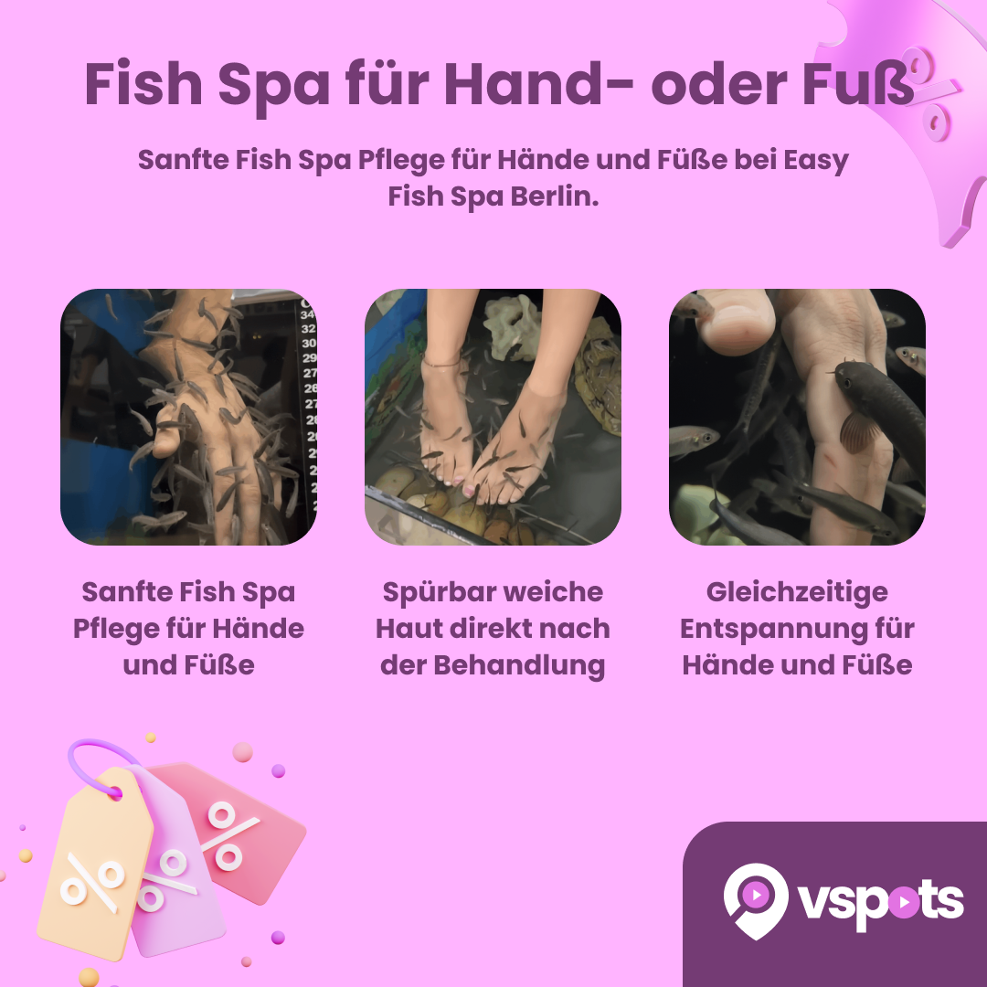 Fish Spa für Hand- oder Fußpflege – Bild 5