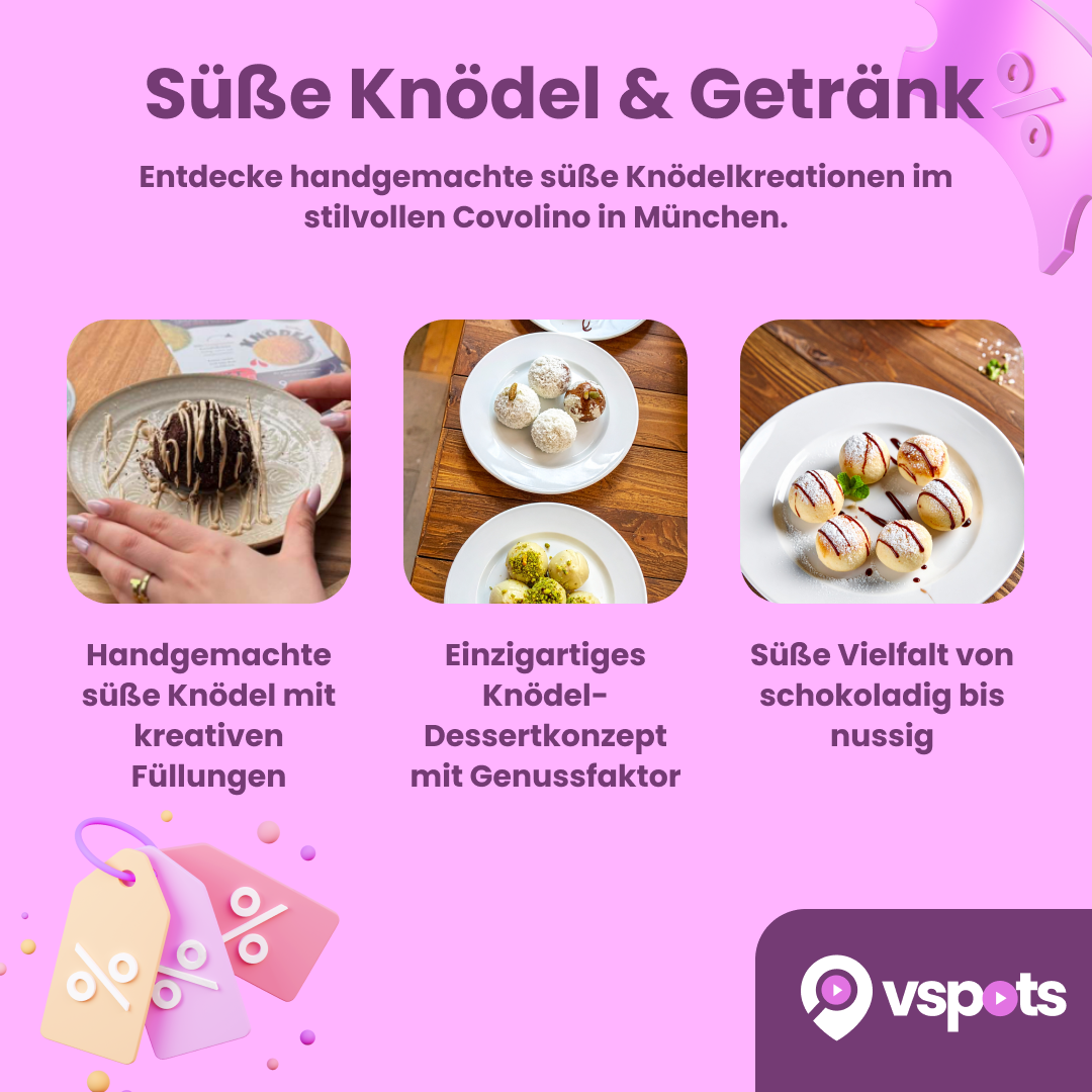 Süße Knödel & Getränk für 2 Personen – Bild 5