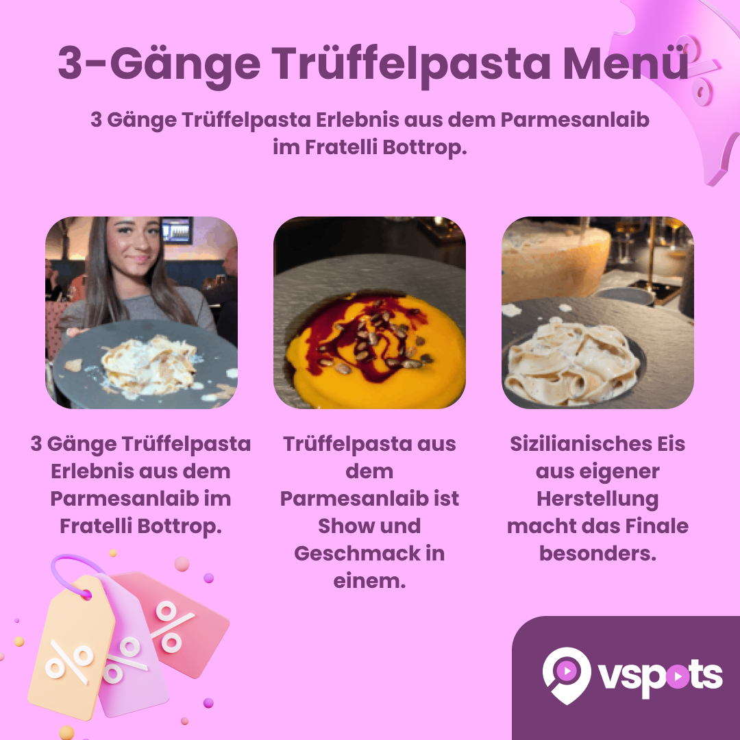 Trüffelpasta 3-Gänge-Menü – Bild 11