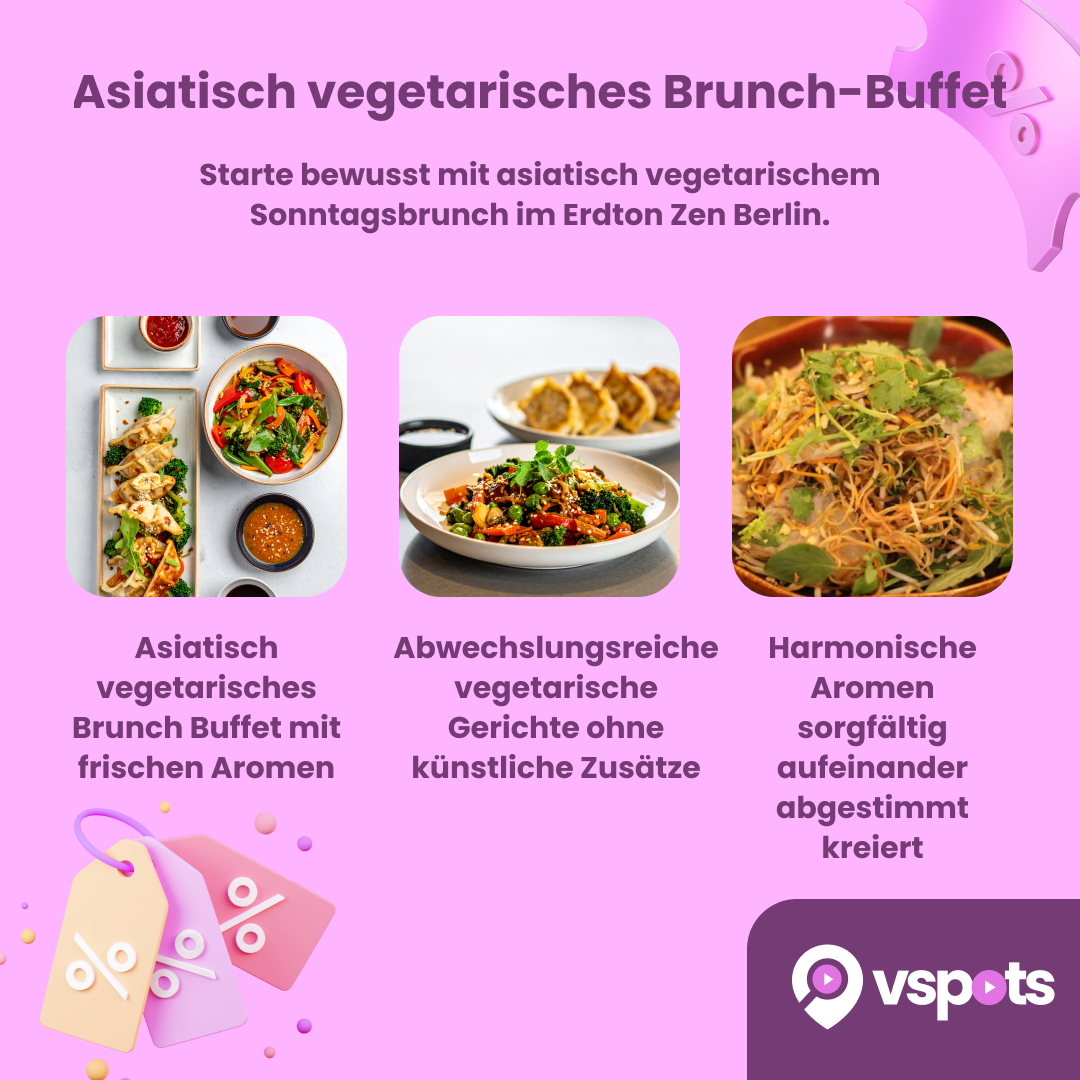 Asiatisch vegetarisches Brunch-Buffet – Bild 6