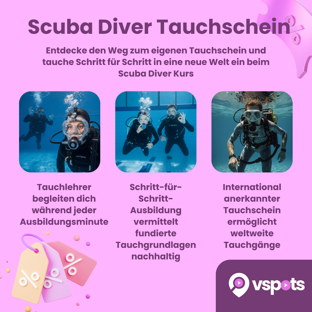 Scuba Diver Tauchschein inkl. Leihausrüstung und Lernmaterial – Bild 5