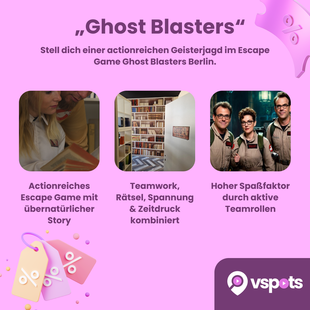 Escape Game „Ghost Blasters“ für bis zu 4 Personen – Bild 5