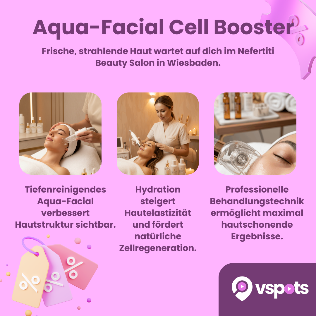 Aqua-Facial-Gesichtsbehandlung mit Cell Booster und Ultraschall – Bild 5