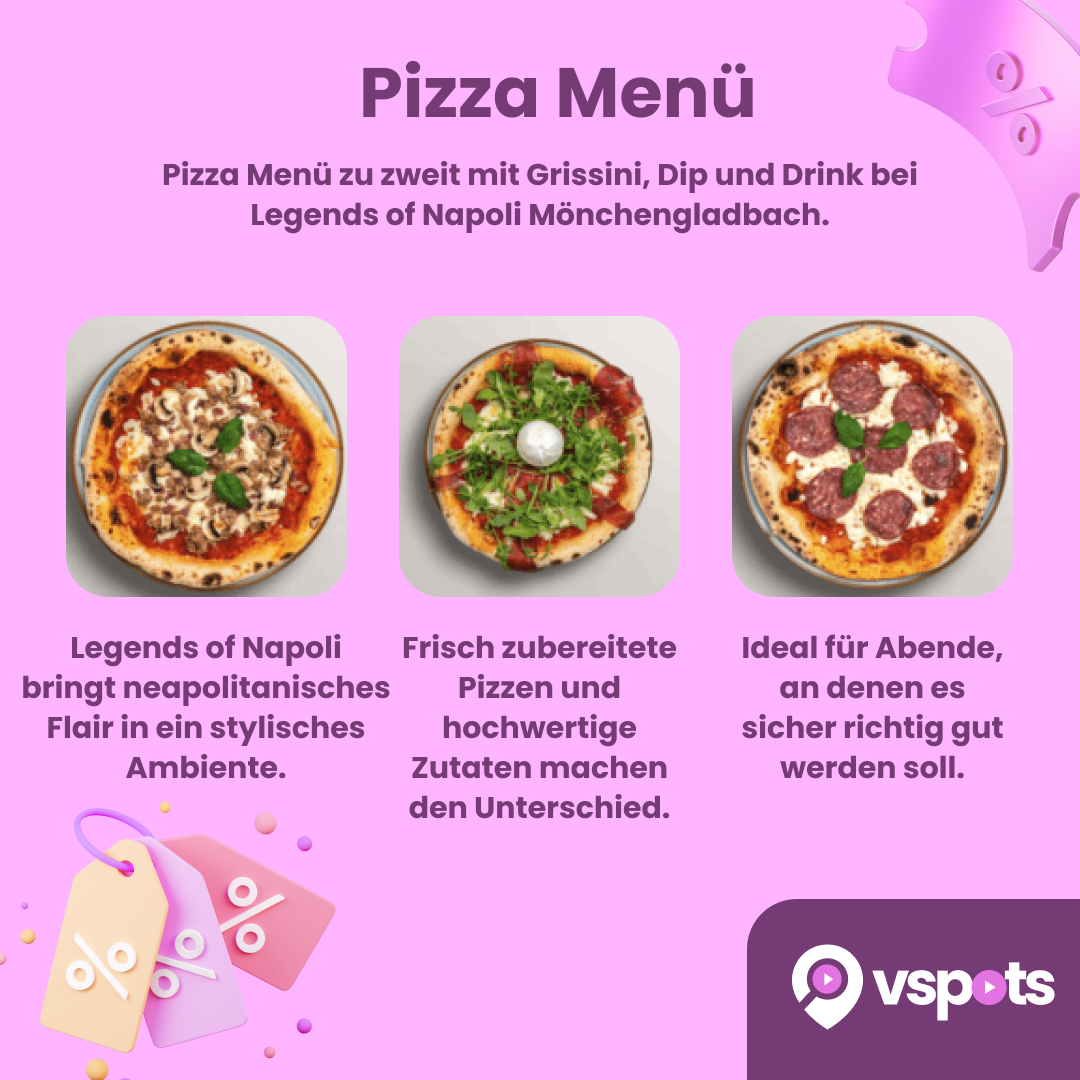 Pizza Menü für 2 Personen – Bild 5