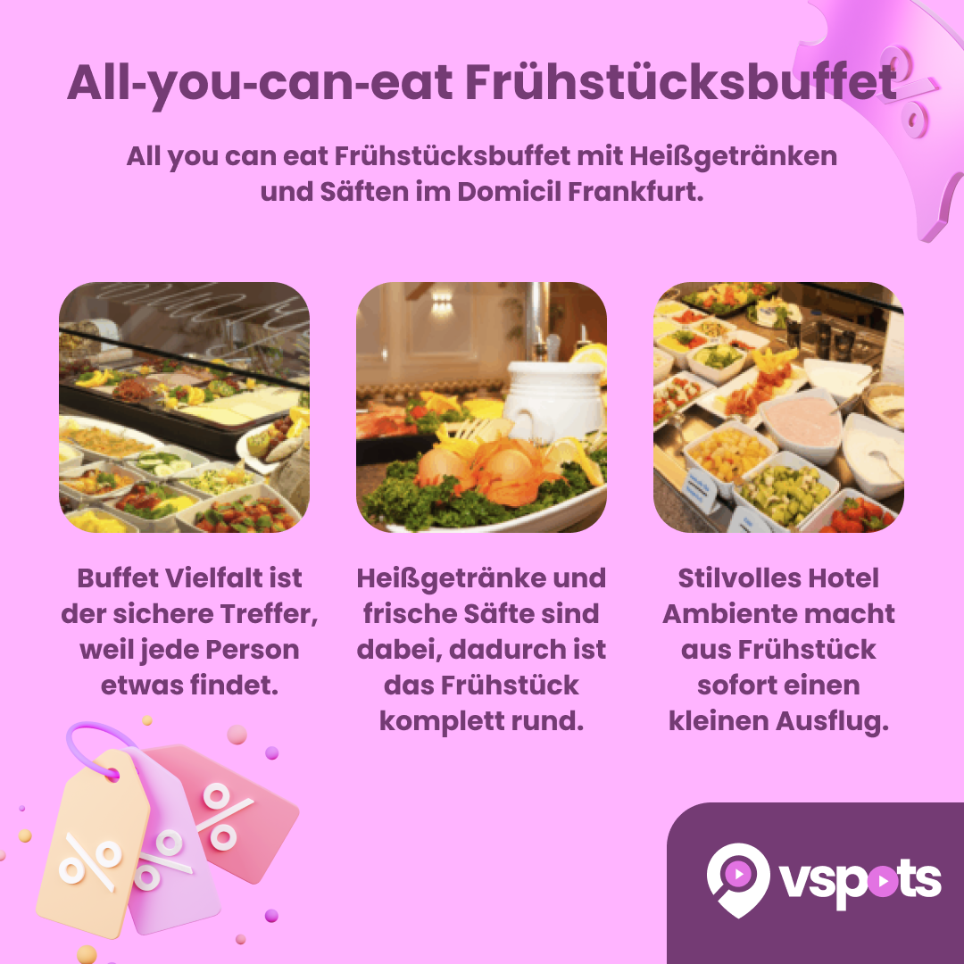 All‑You‑Can‑Eat Frühstücksbuffet mit Heißgetränken & Säften – Bild 6