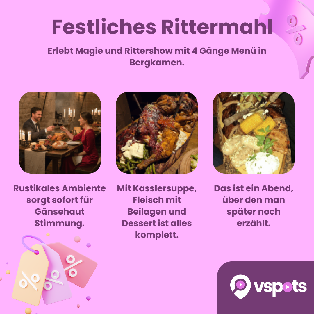 Ritterliches 4-Gänge-Menü für 2 Personen – Bild 5