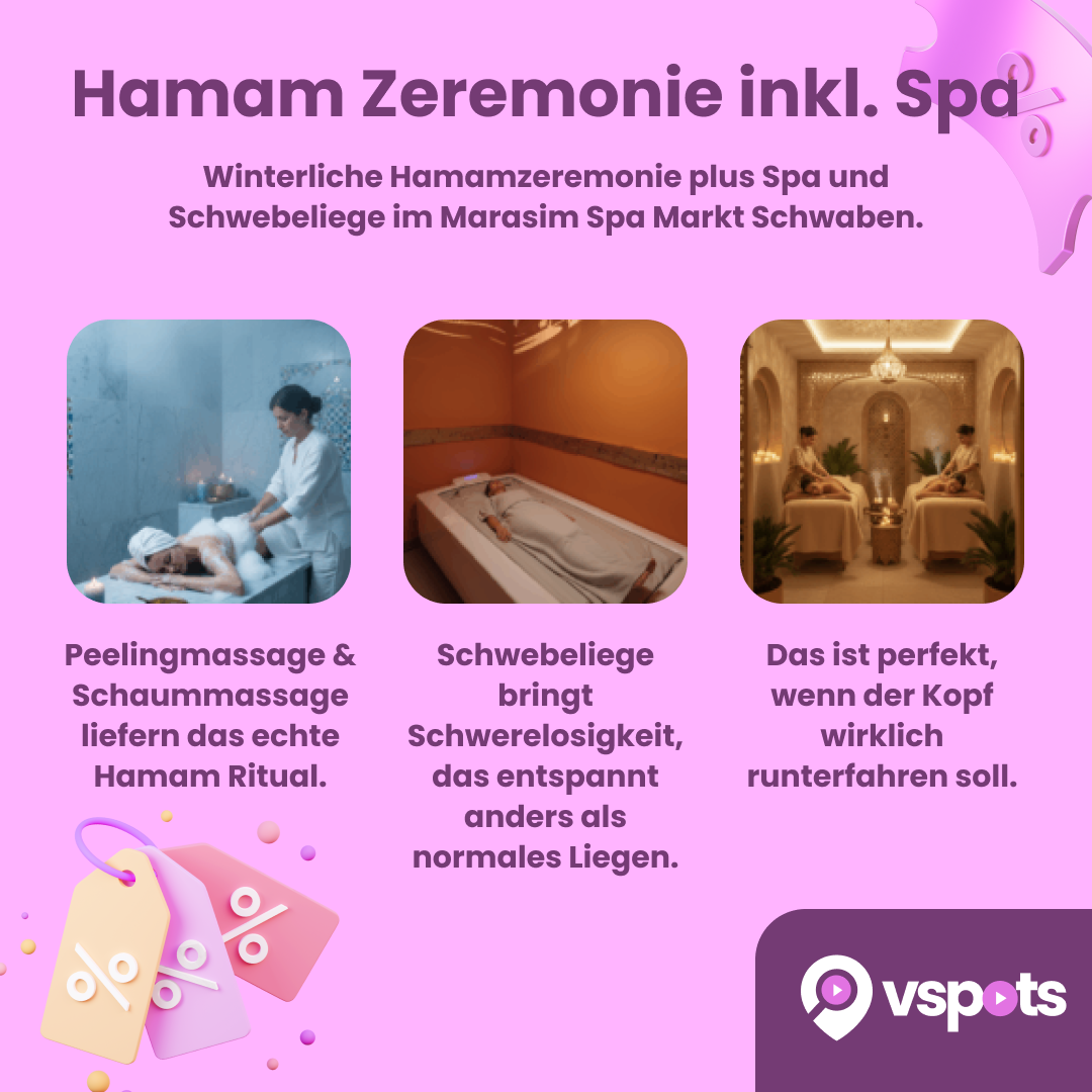 Hamam mit Spa & Schwebeliegen – Bild 5