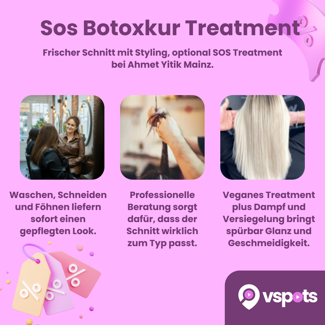 Waschen, Schneiden,  Föhnen & SOS Treatment – Bild 7