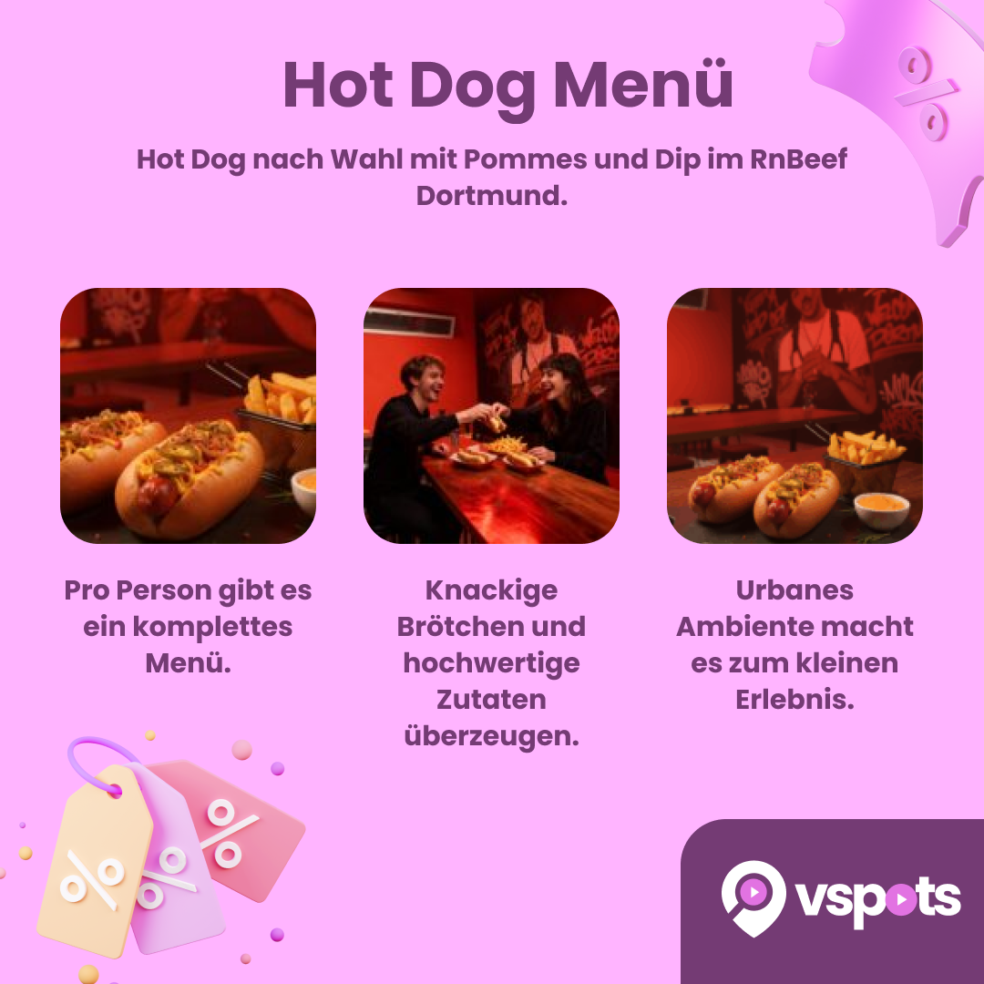 Hot Dog Menü für 2 Personen – Bild 6