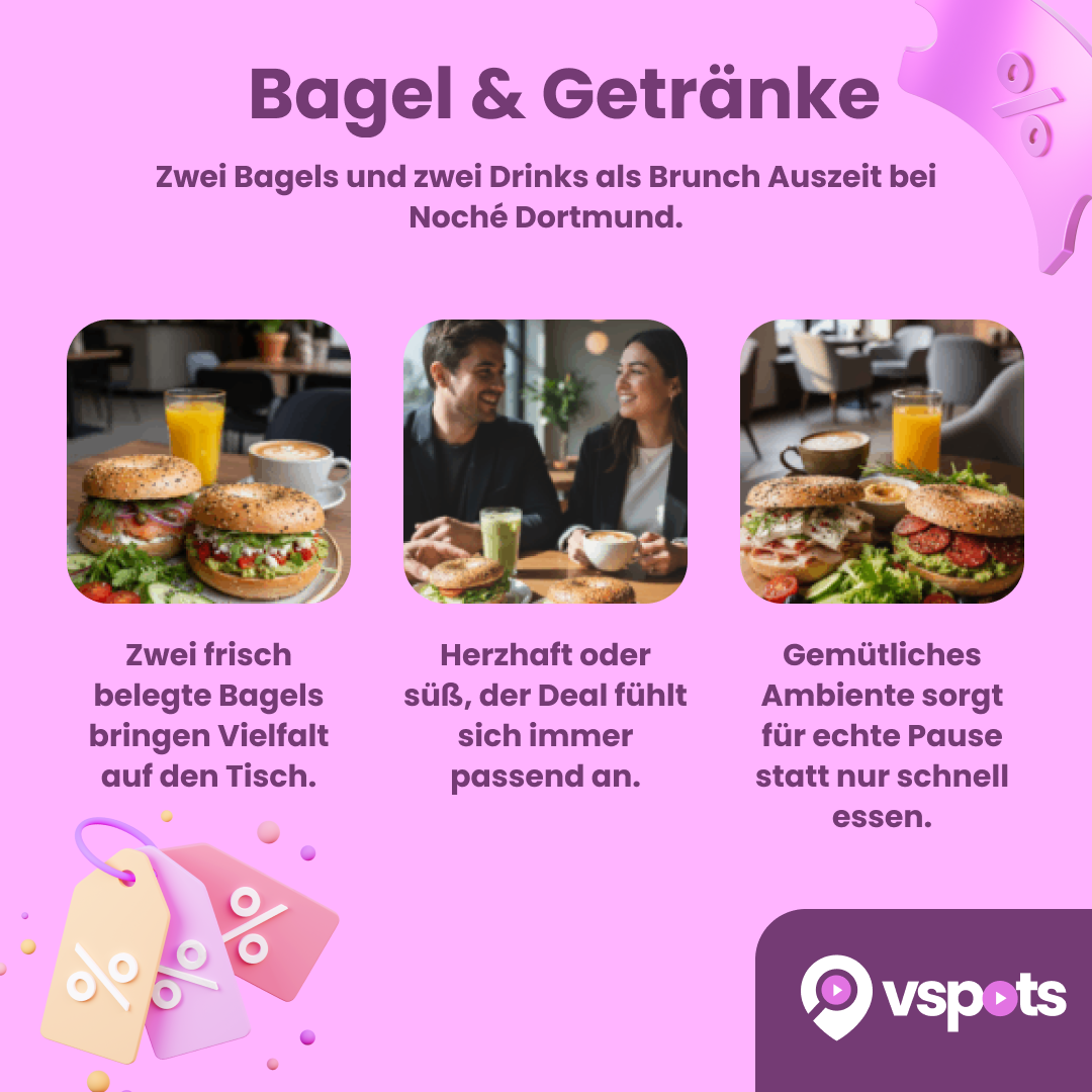Bagels & Getränke für 2 Personen – Bild 5