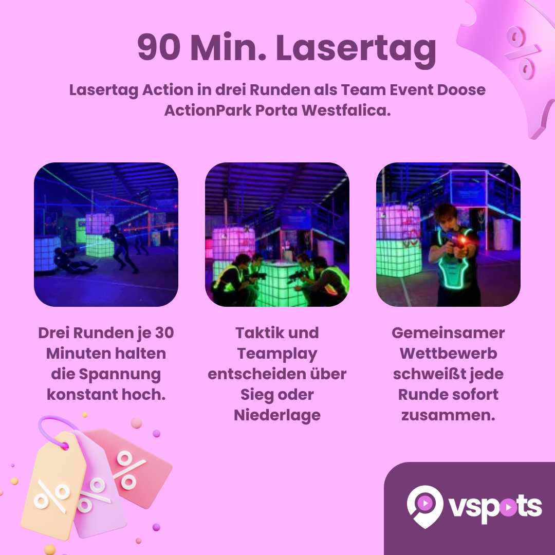 90 Min. Lasertag für 4 Personen – Bild 5